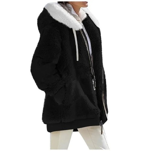 Womens fleece hooded jacket - fleece,