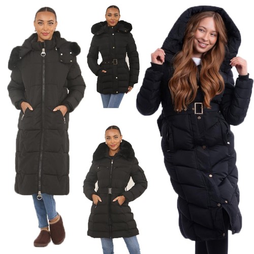 Ladies padded puffer coats - padded,
