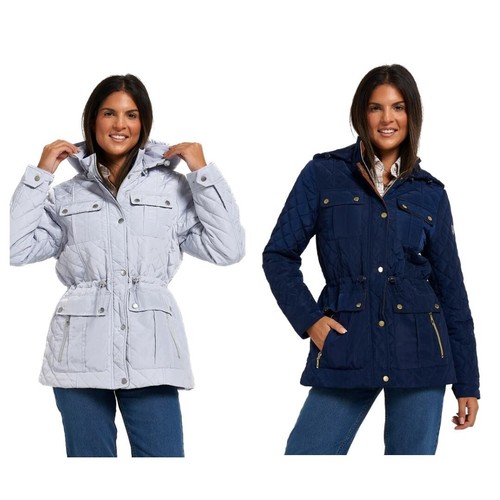 Ladies quilted water repellent - ladies,