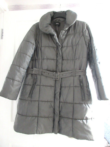 Puffer coat sage green - ,