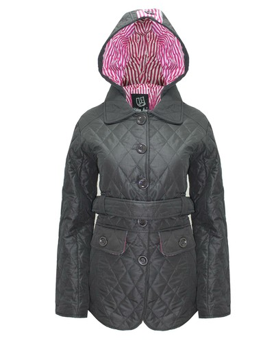 New ladies quilted - quilted, hooded