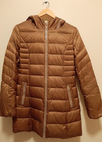 Ladies brown camel duck down - ladies,