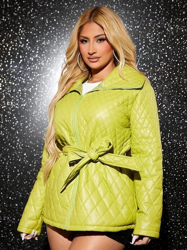 Shein sxy quilted coat - sxy,