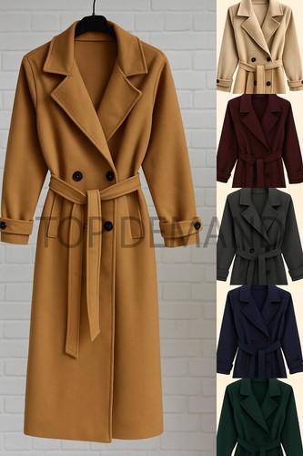 Ladies hooded duffle coat long - ladies,