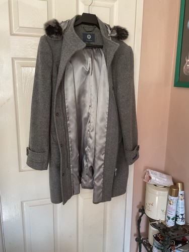 Viyella ladies hooded coat - hooded,