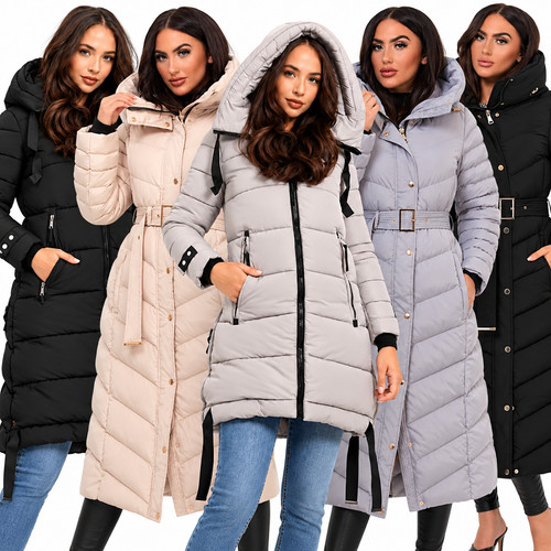 Jess ladies long puffer down - long,