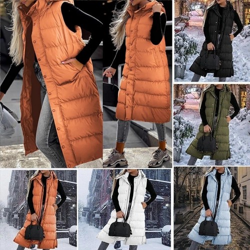 Womens ladies long line hooded - long,