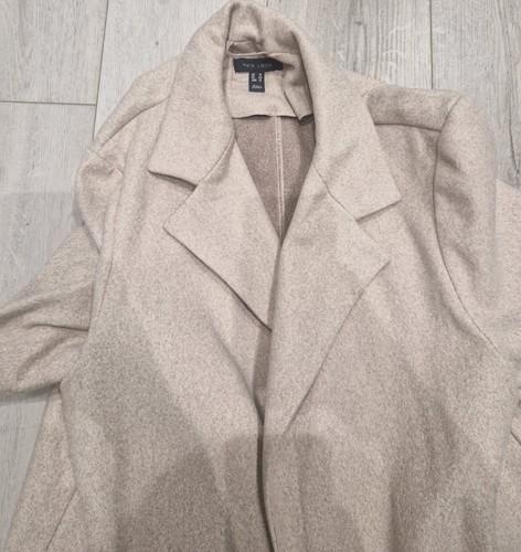 Ladies long coat size - 16, beige