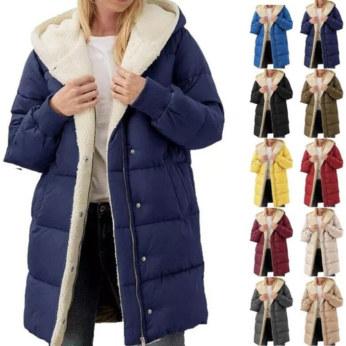 Womens winter long coat fur - womens,