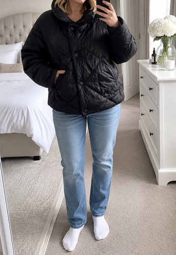Ladies zara black padded - ladies,