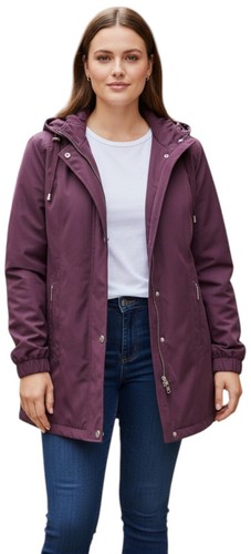 Warm berry coat long - berry,