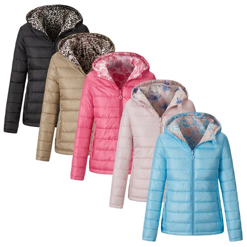 Ladies girls reversible hooded - girls,