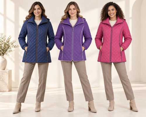Women diamond quilted - diamond,