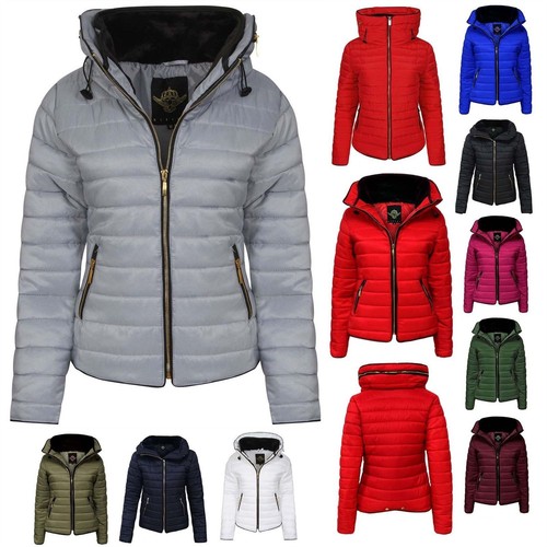 New women ladies puffer padded - ladies,